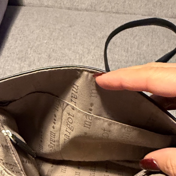 Margot Black Leather Crossbody Bag - Picture 5 of 7